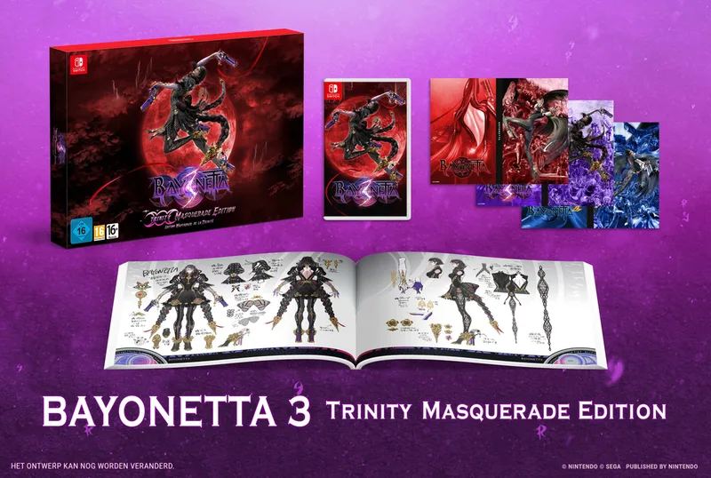 Bayonetta 3 Trinity Masquerade Edition by Nintendo, Nintendo Switch – cover
