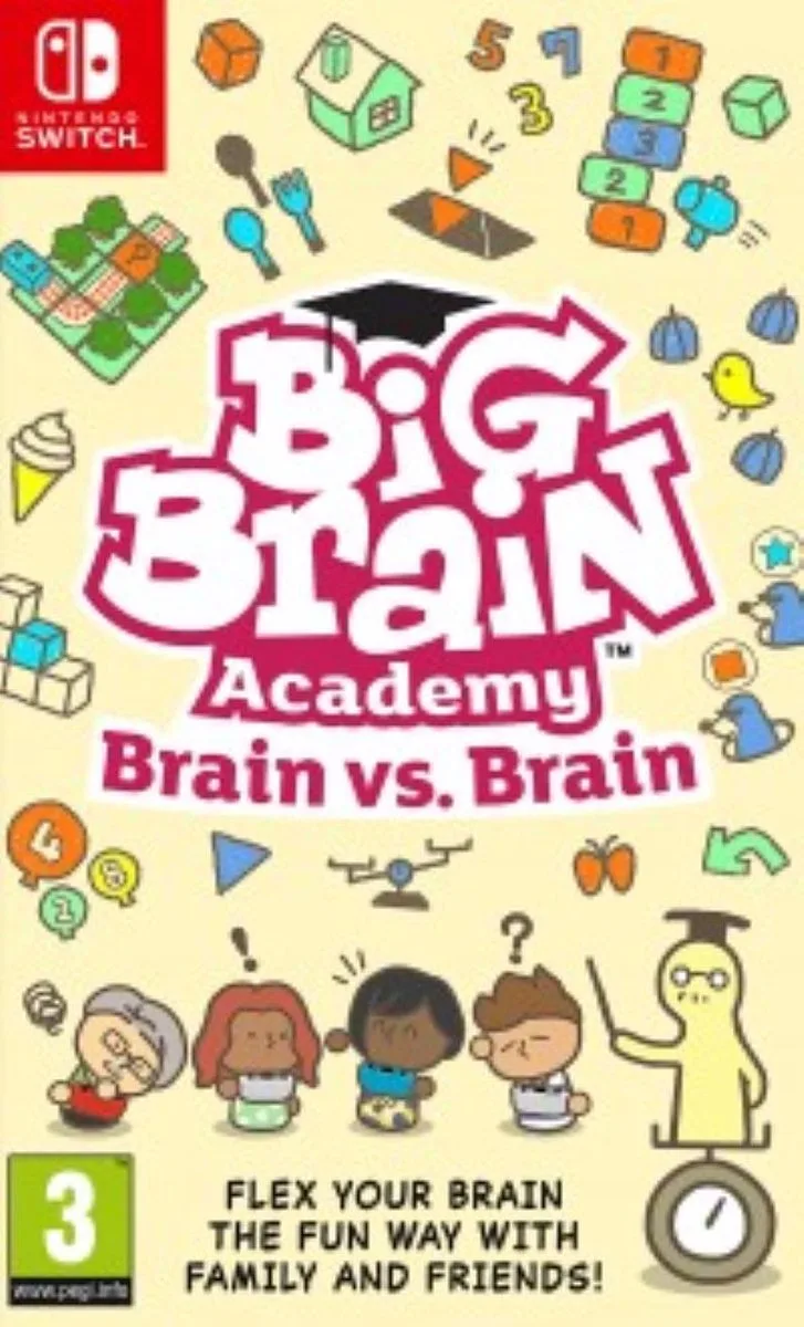 Big Brain Academy: Brain vs. Brain van Nintendo, Nintendo Switch – cover