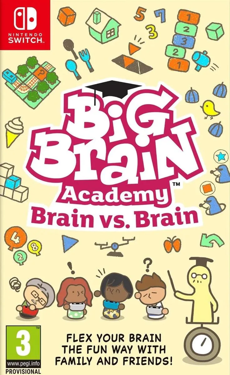 Big Brain Academy: Knappe Koppen by Nintendo, Nintendo Switch – cover