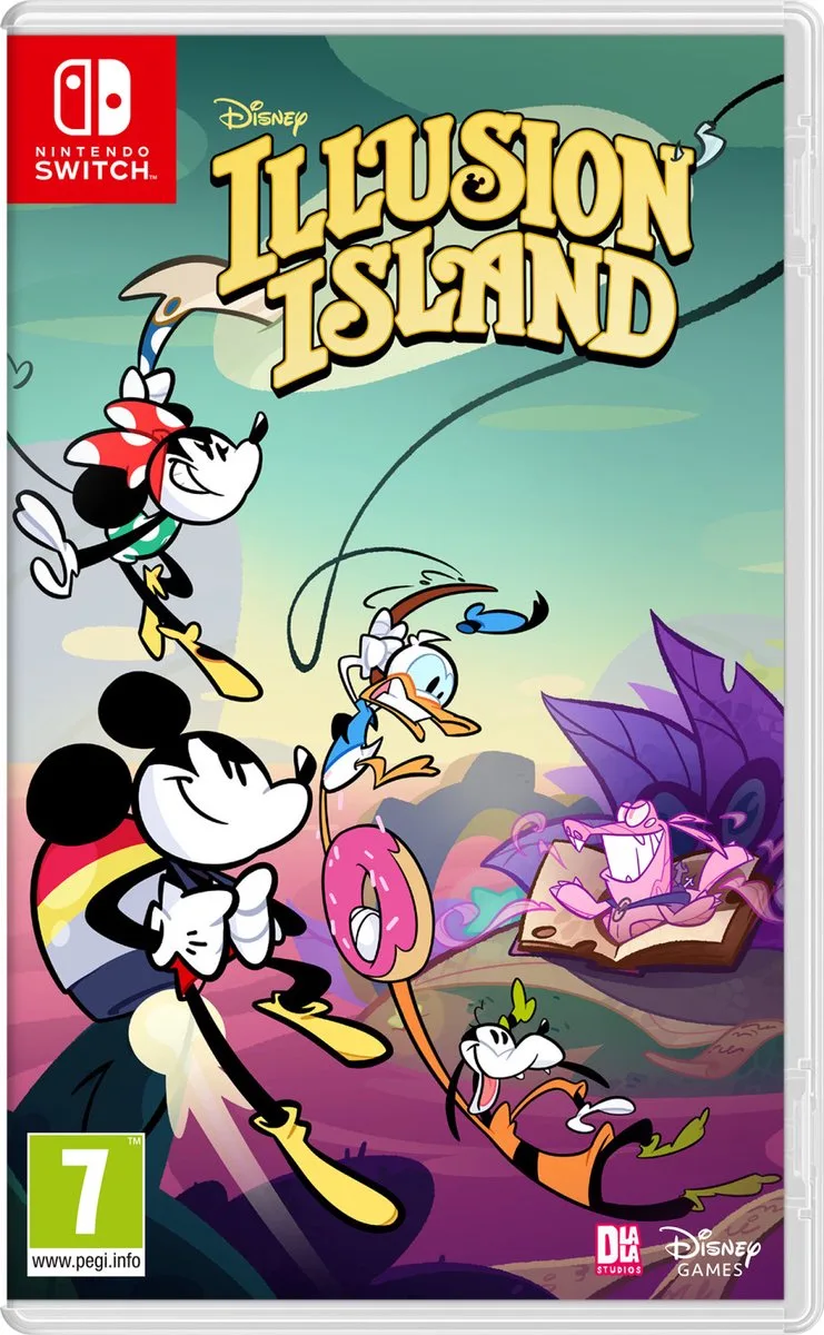 Disney Illusion Island Standaard Vereenvoudigd Chinees, Nederlands, Engels, Spaans, Frans, Italiaans, Japans, Koreaans by Nintendo, Nintendo Switch – cover