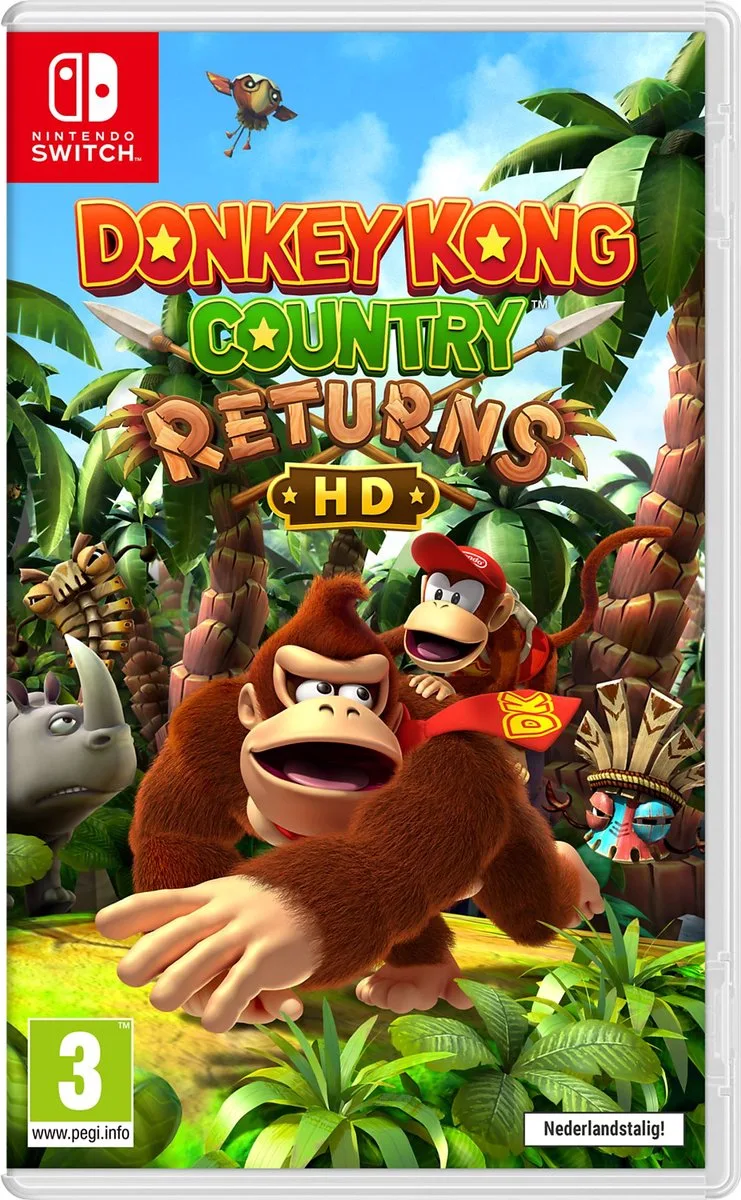 Donkey Kong: Country Returns HD by Nintendo, Nintendo Switch – cover