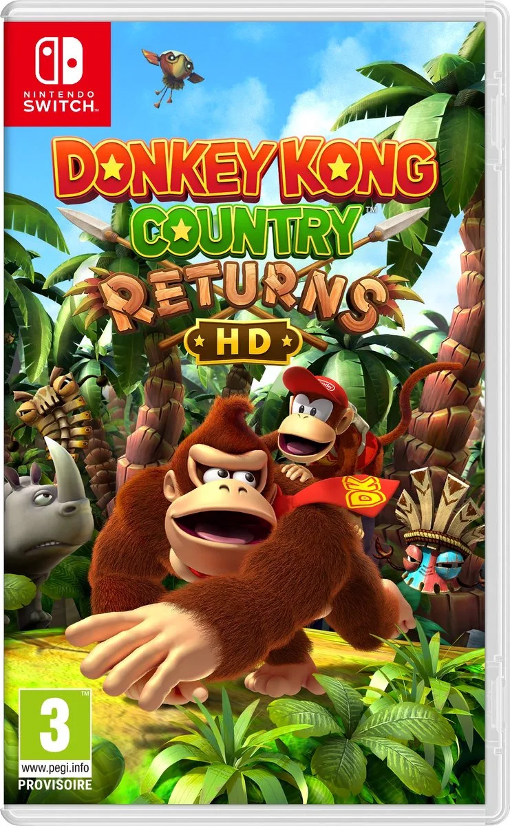 Donkey Kong: Country Returns van Nintendo, Nintendo Switch – cover