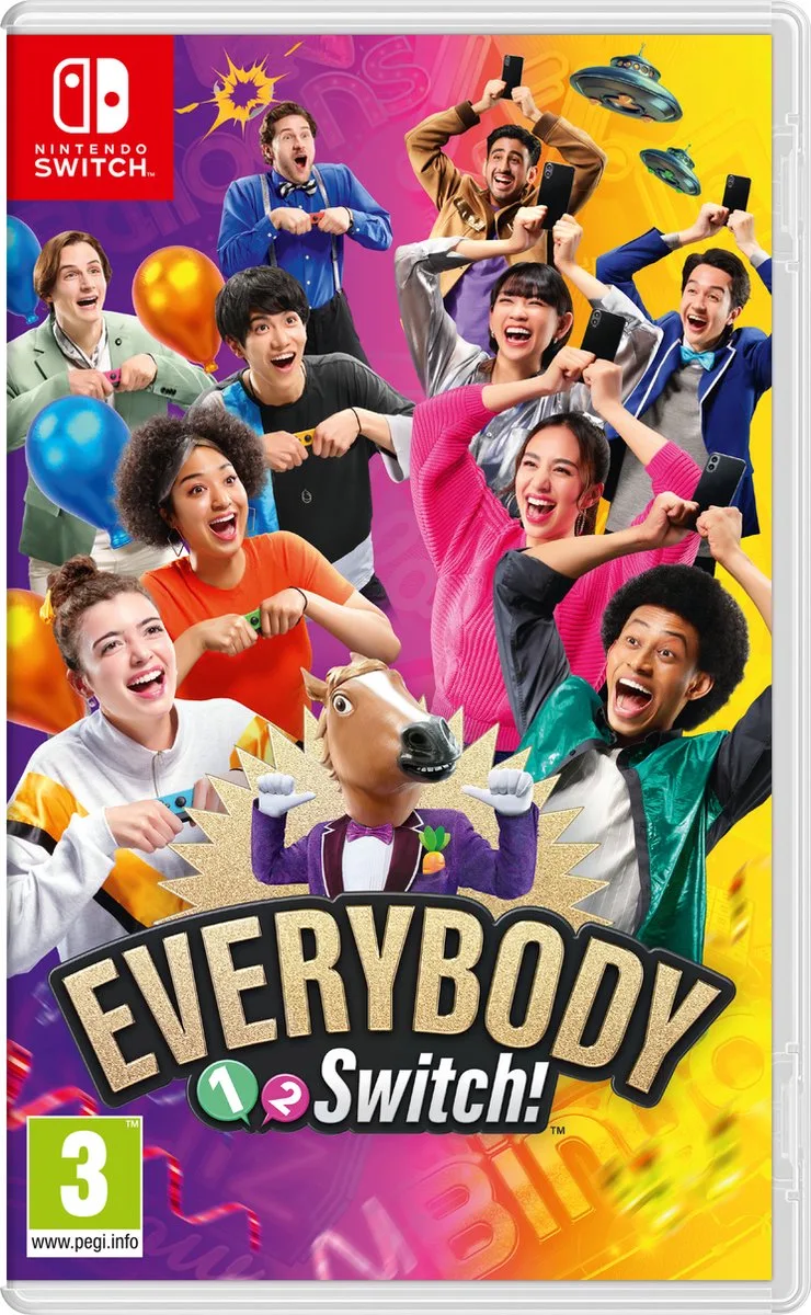 Everybody 1-2-Switch! by Nintendo, Nintendo Switch – cover