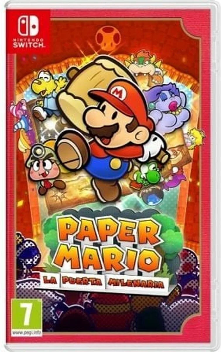 Games Switch Paper Mario The Thousand Year Door Transparant van Nintendo, Nintendo Switch – cover