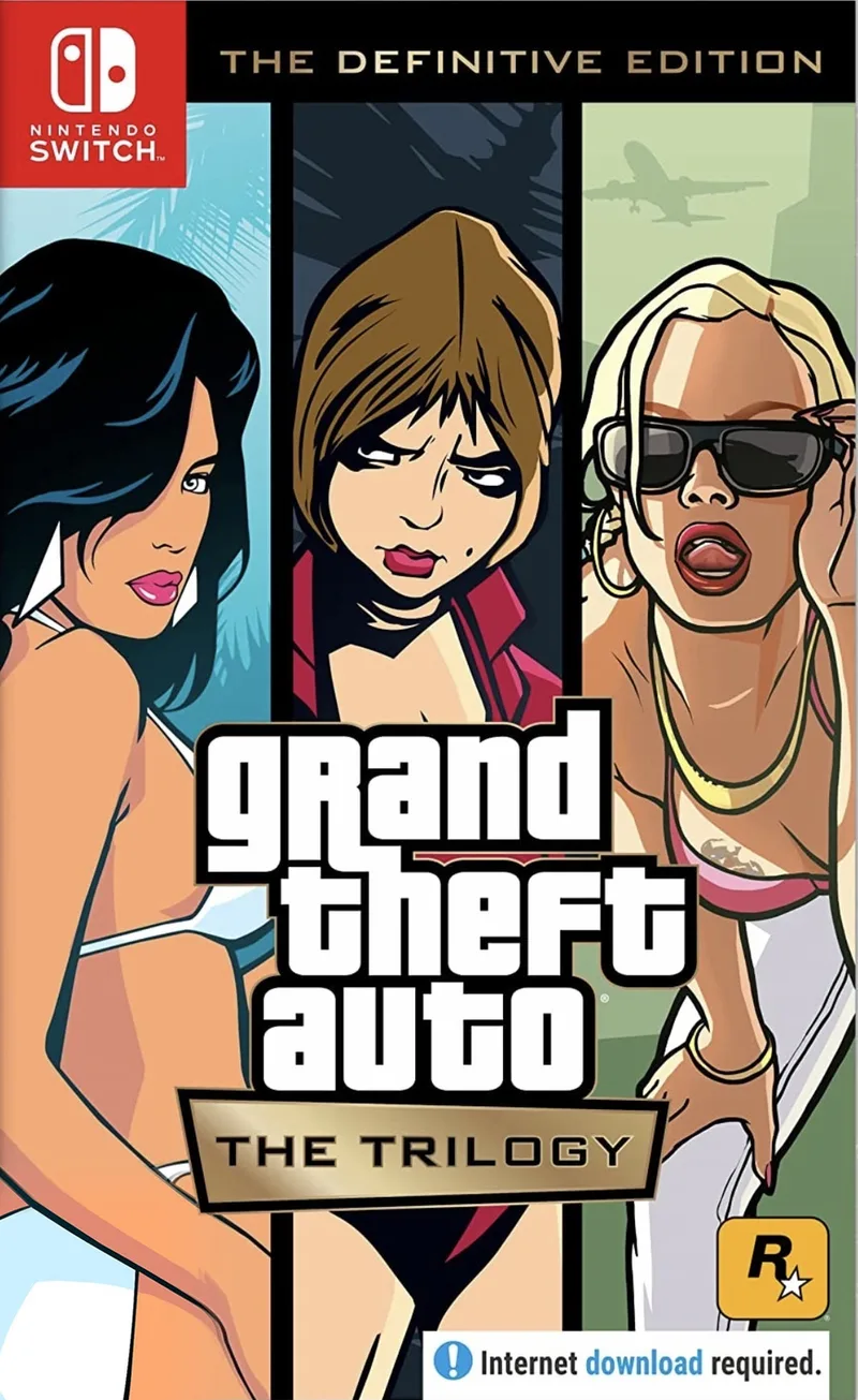 Grand Theft Auto The Trilogy - Definitive Edition van Nintendo, Nintendo Switch – cover