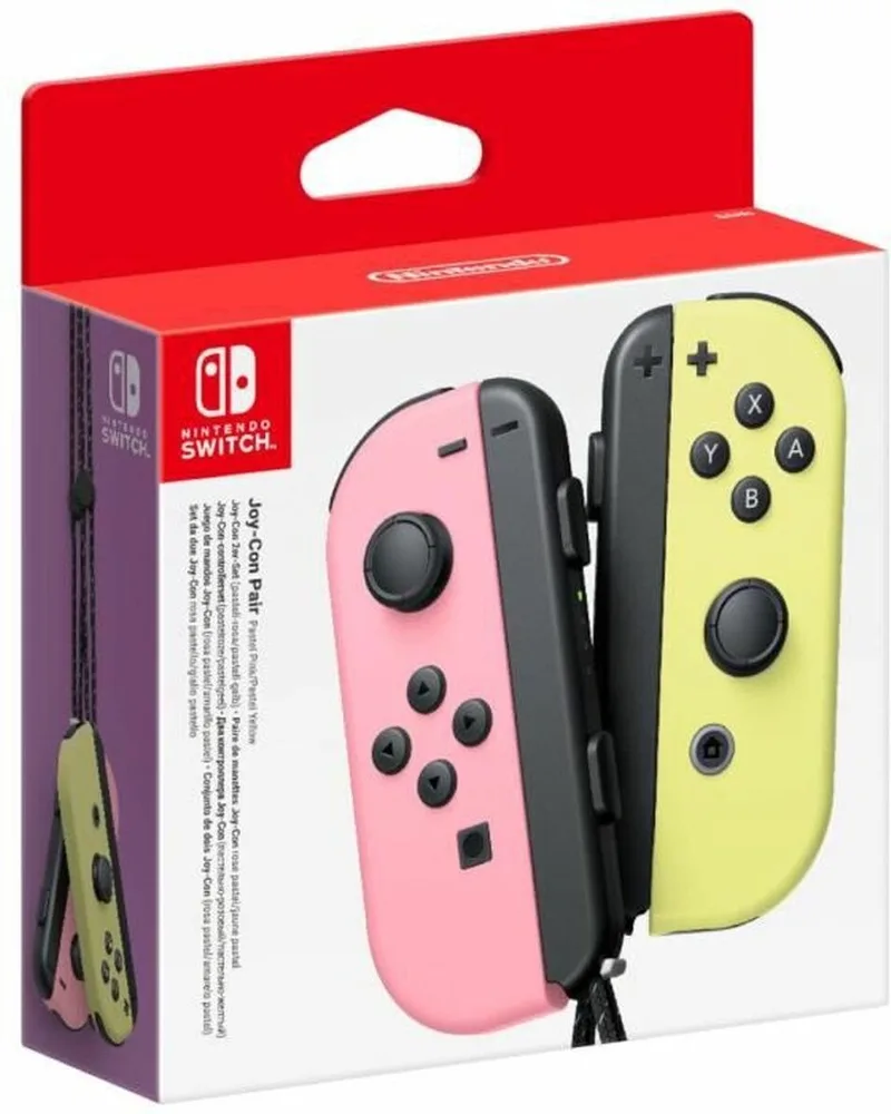Joy-Con Controller paar - en Geel by Nintendo, Pastel Roze – cover