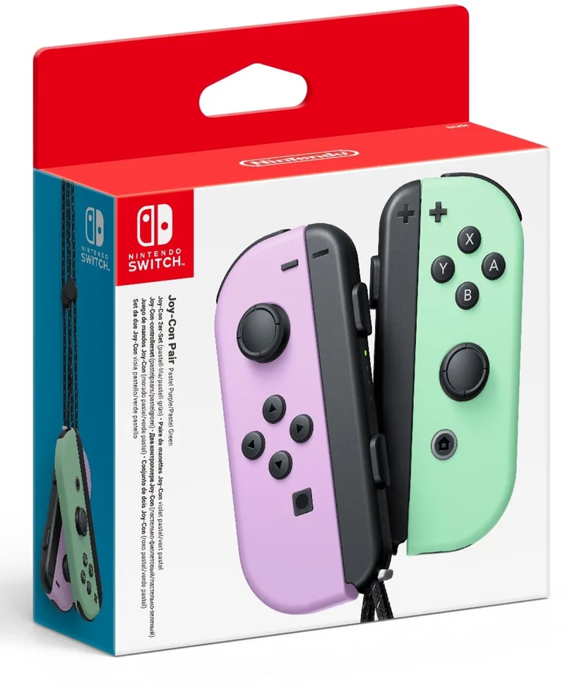 Joy-Con Controller paar - en Groen by Nintendo, Pastel Paars – cover