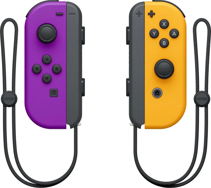 Joy-Con Controller paar - Neon Lila en Neon Oranje by Nintendo, Purple – cover
