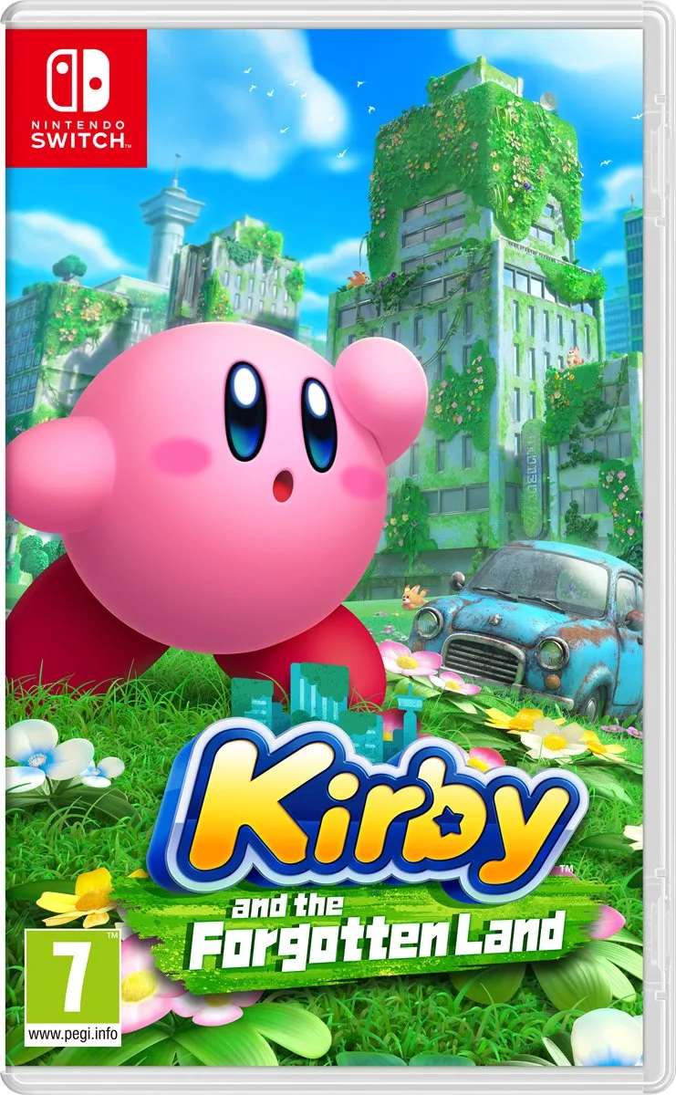 Kirby en de Vergeten Wereld van Nintendo, Nintendo Switch – cover