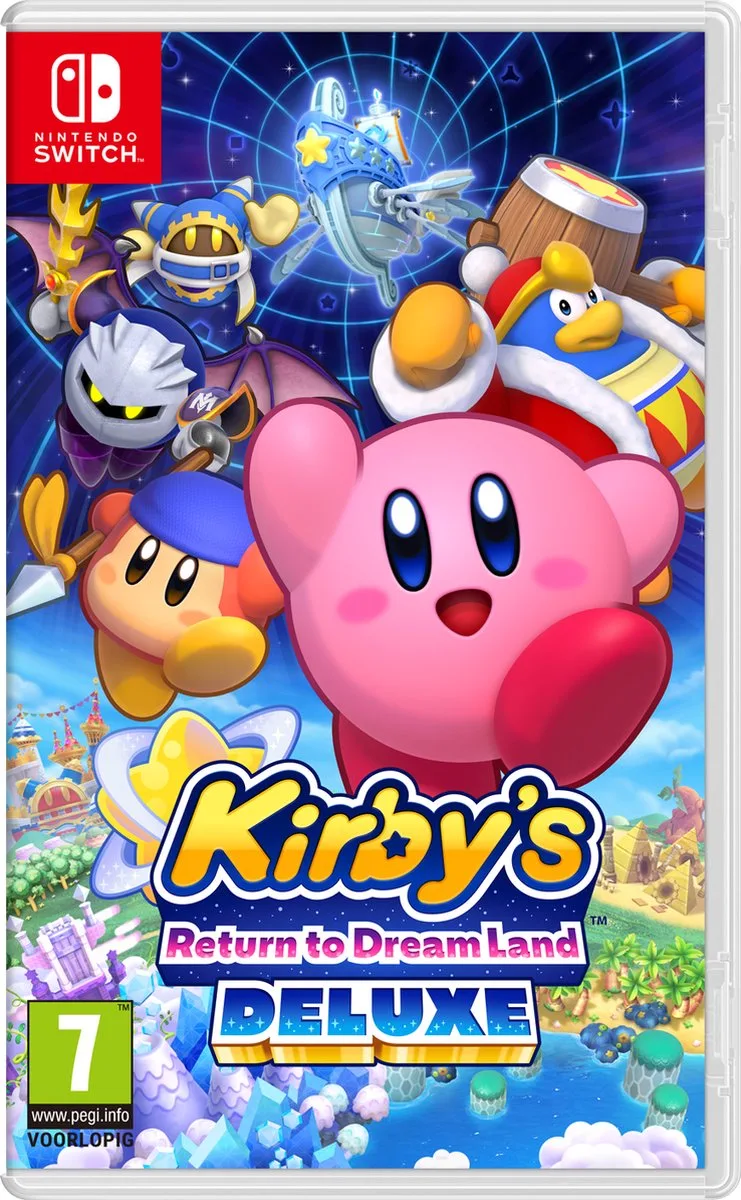 Kirby Return to Dream Land Deluxe van Nintendo, Nintendo Switch – cover