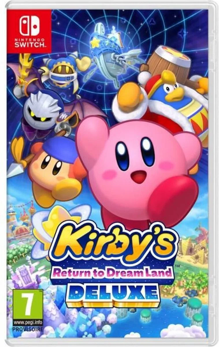 Kirby Return to Dream Land Deluxe van Nintendo, Nintendo Switch – cover