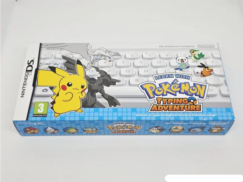 Learn With Pokemon: Typing Adventure + Draadloos Toetsenbord by Nintendo, White – cover