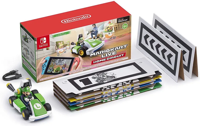 Mario Kart Live: Home Circuit - Luigi Edition by Nintendo, Nintendo Switch – cover