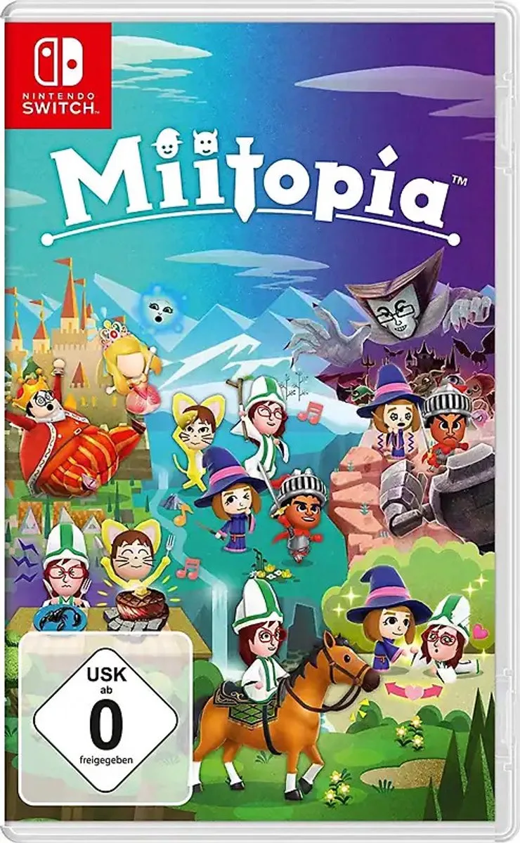 Miitopia Standaard Duits, Engels de Nintendo, Nintendo Switch – jaquette
