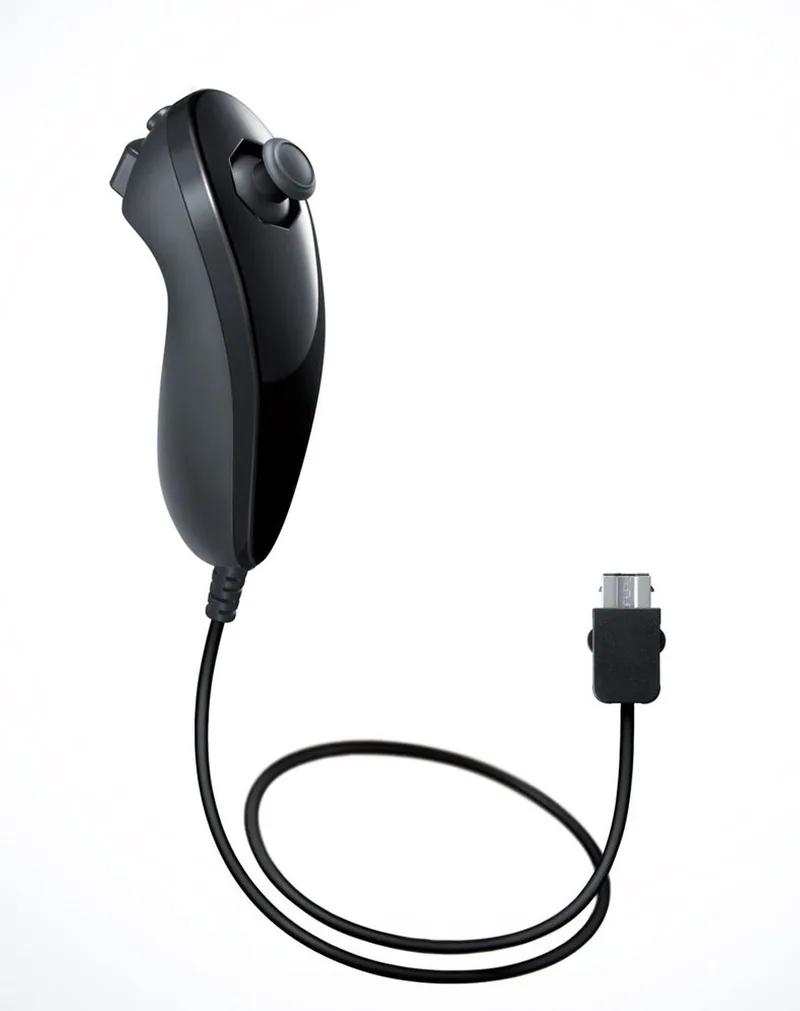 Officiële Nintendo Nunchuk Controller - Geschikt voor Nintendo Wii & Wii U by Nintendo, Black – cover