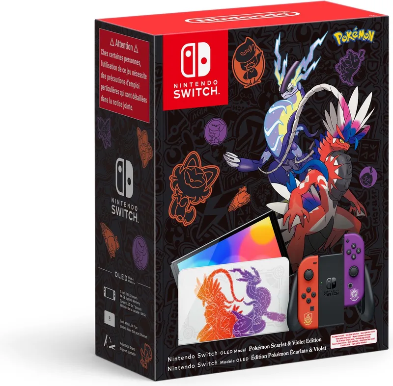 OLED - Pokémon Scarlet & Violet Editie van Nintendo, Scarlet & Violet Edition – cover