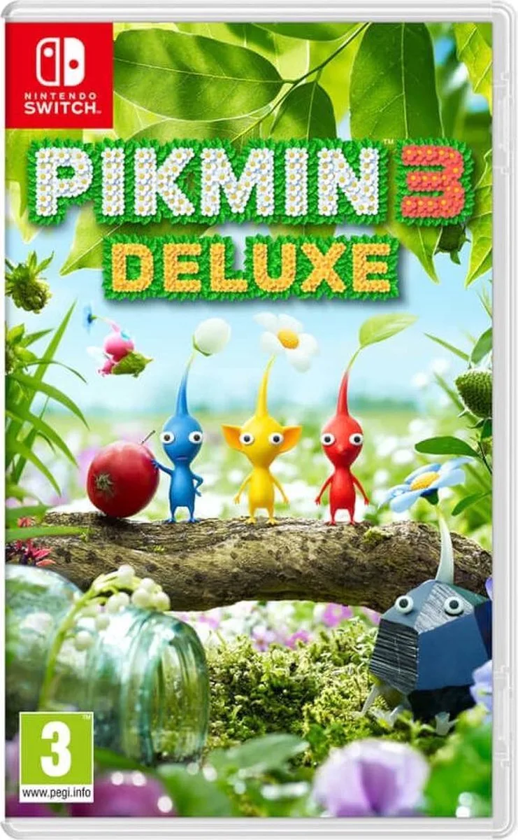 Pikmin 3 Deluxe - Switch - Engelstalige hoes van Nintendo, Nintendo Switch – cover