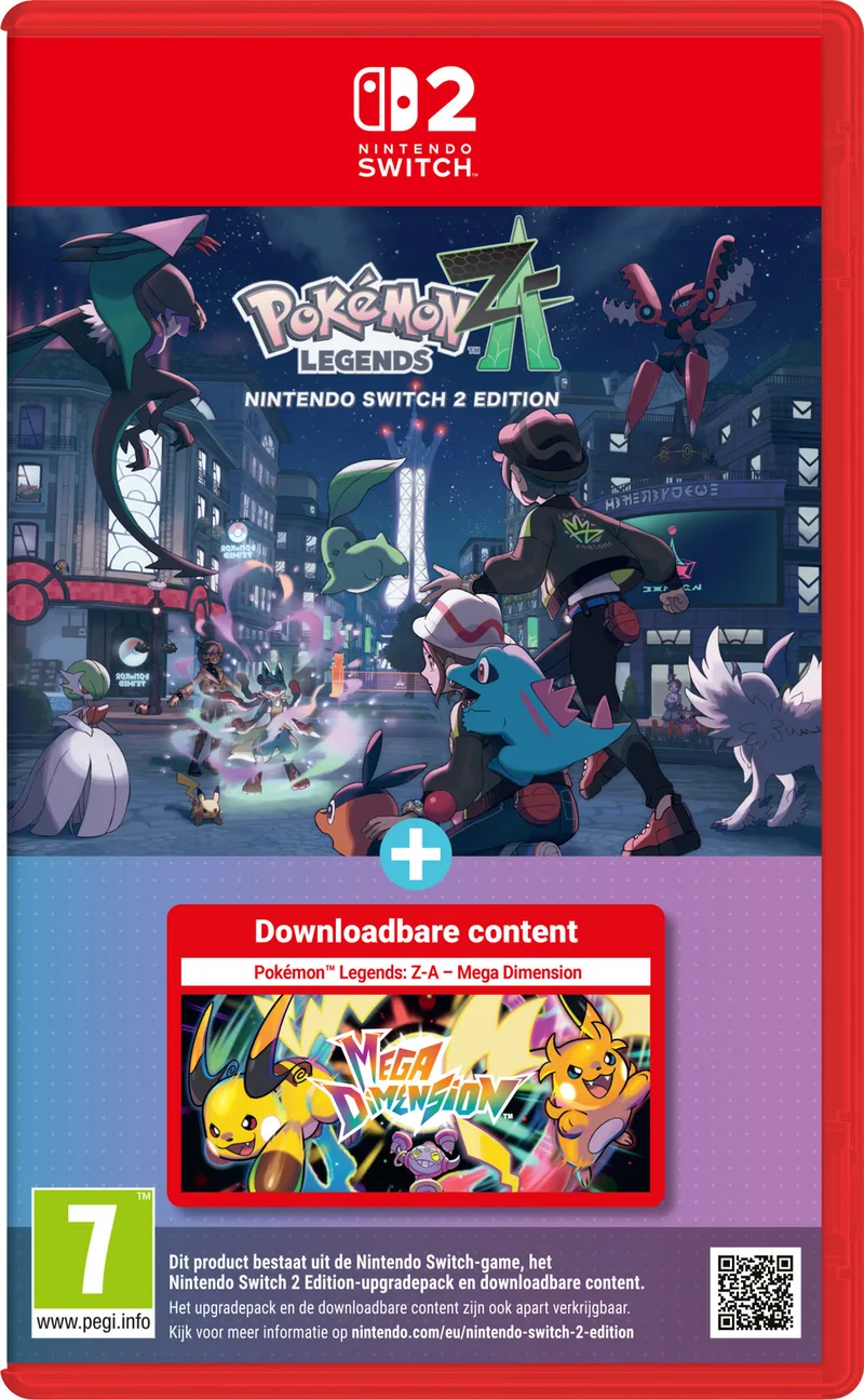 Pokemon Legends Z-A + Mega Dimension de Nintendo, Nintendo Switch 2 – jaquette