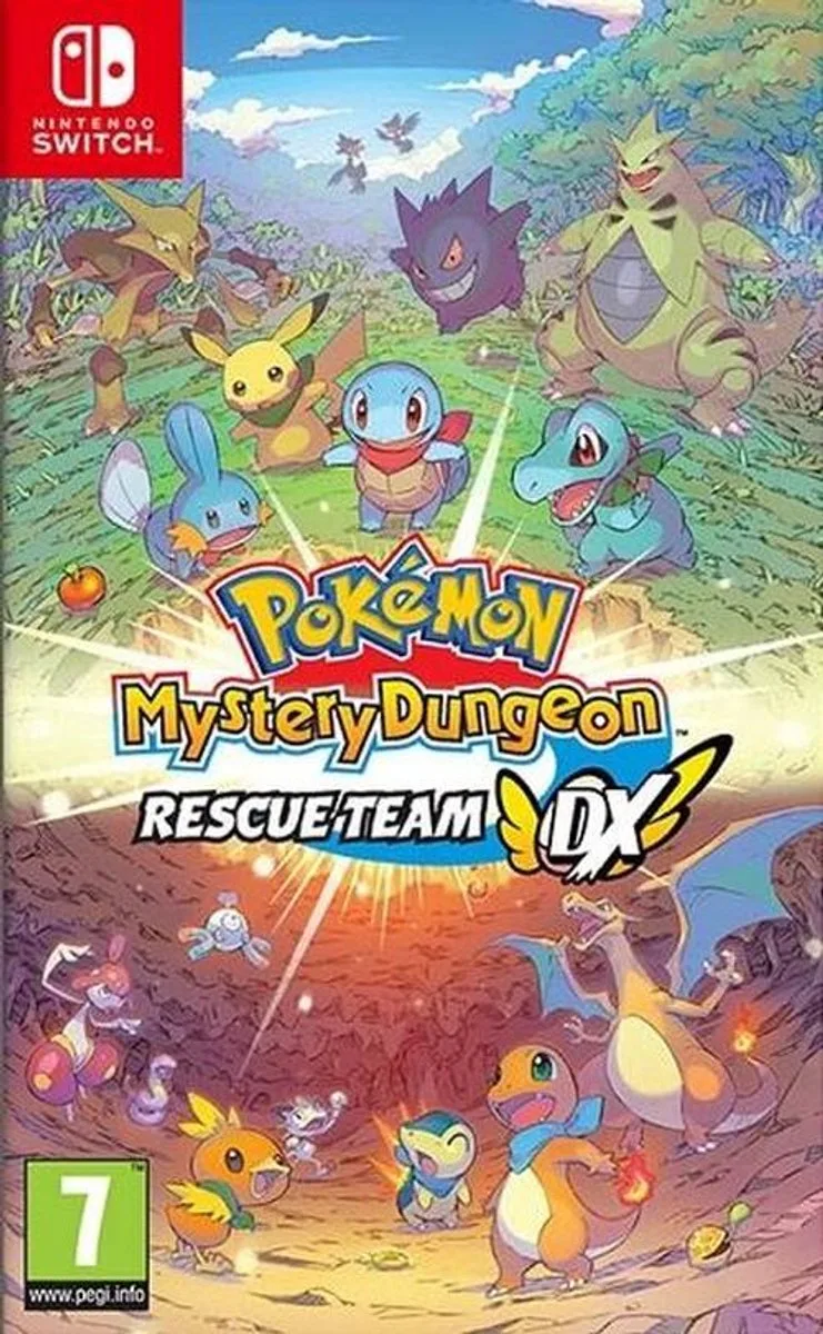 Pokémon Mystery Dungeon: Rescue Team DX by Nintendo, Nintendo Switch – cover