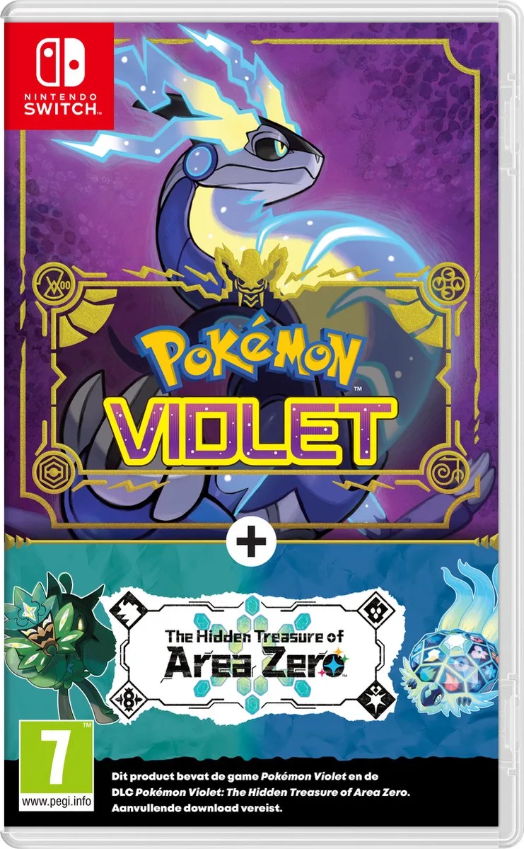Pokémon Violet Bundel - The Hidden Treasure of Area Zero - Game Uitbreiding by Nintendo, Nintendo Switch – cover