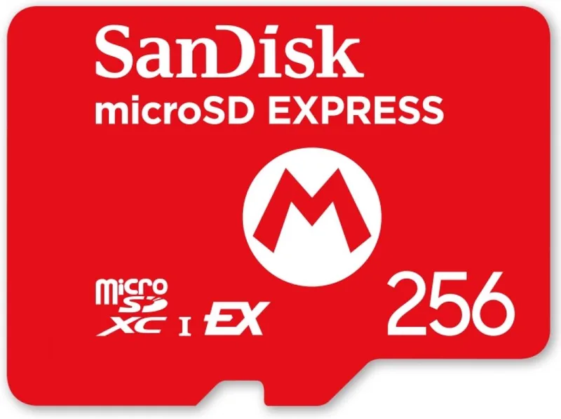 SanDisk microSD Express Card de Nintendo, 256 GB – jaquette