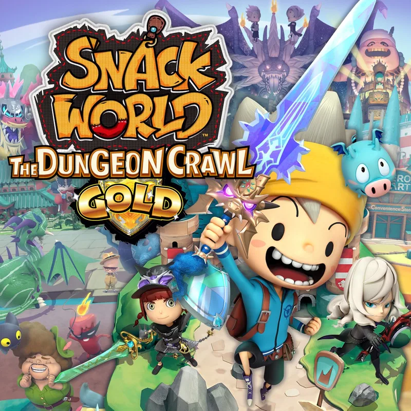 Snack World The Dungeon Crawl Gold de Nintendo, Nintendo Switch – jaquette