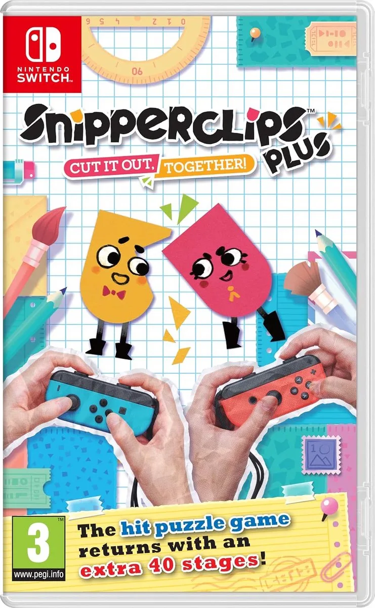 Snipperclips Plus by Nintendo, Nintendo Switch – cover