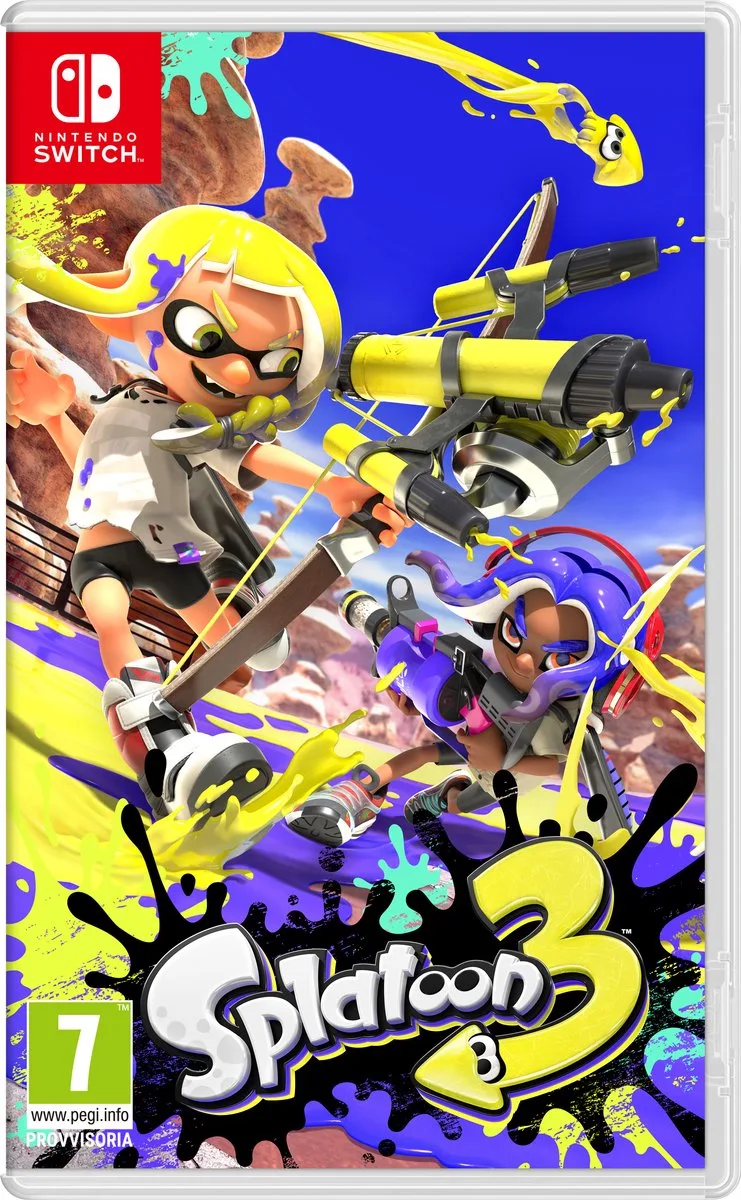 Splatoon 3 van Nintendo, Nintendo Switch – cover