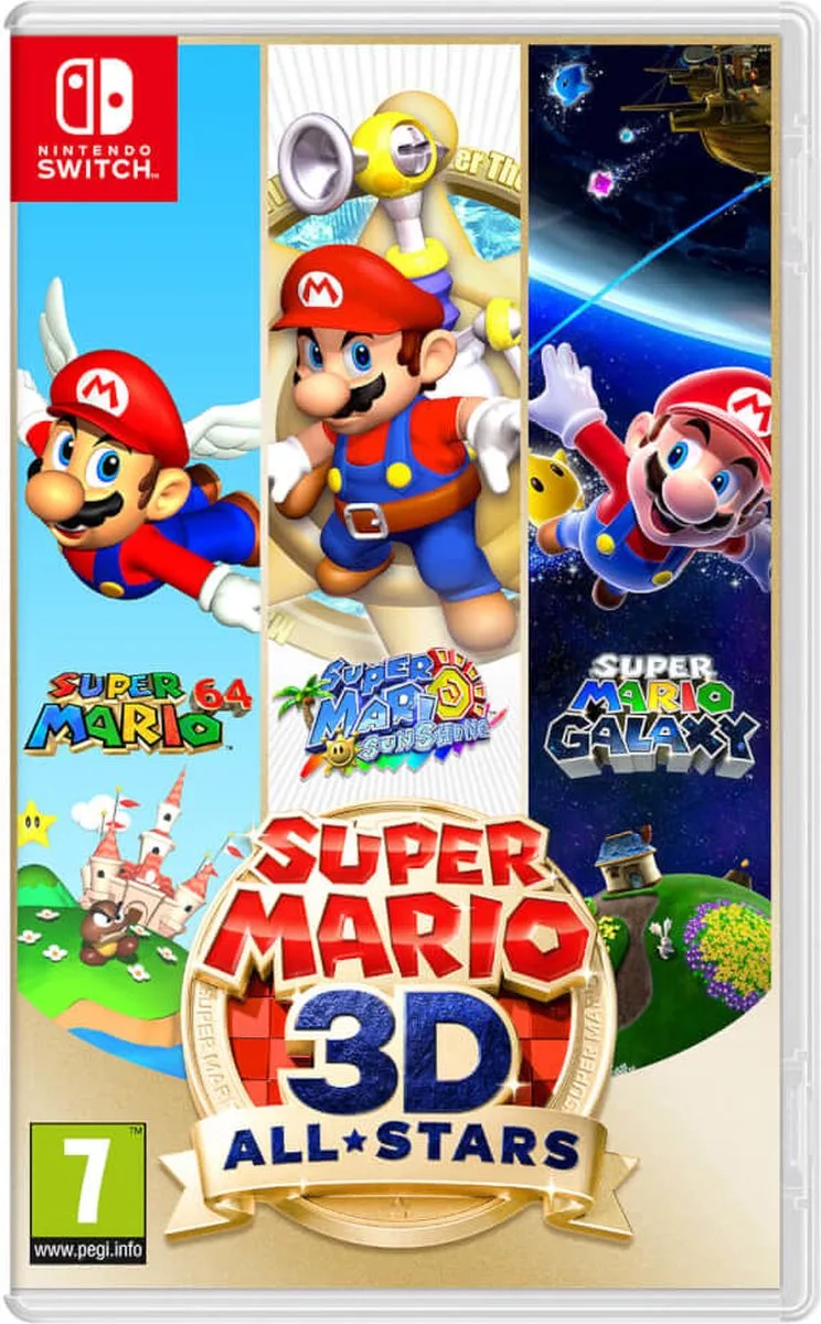 Super Mario 3D All Stars van Nintendo, Nintendo Switch – cover