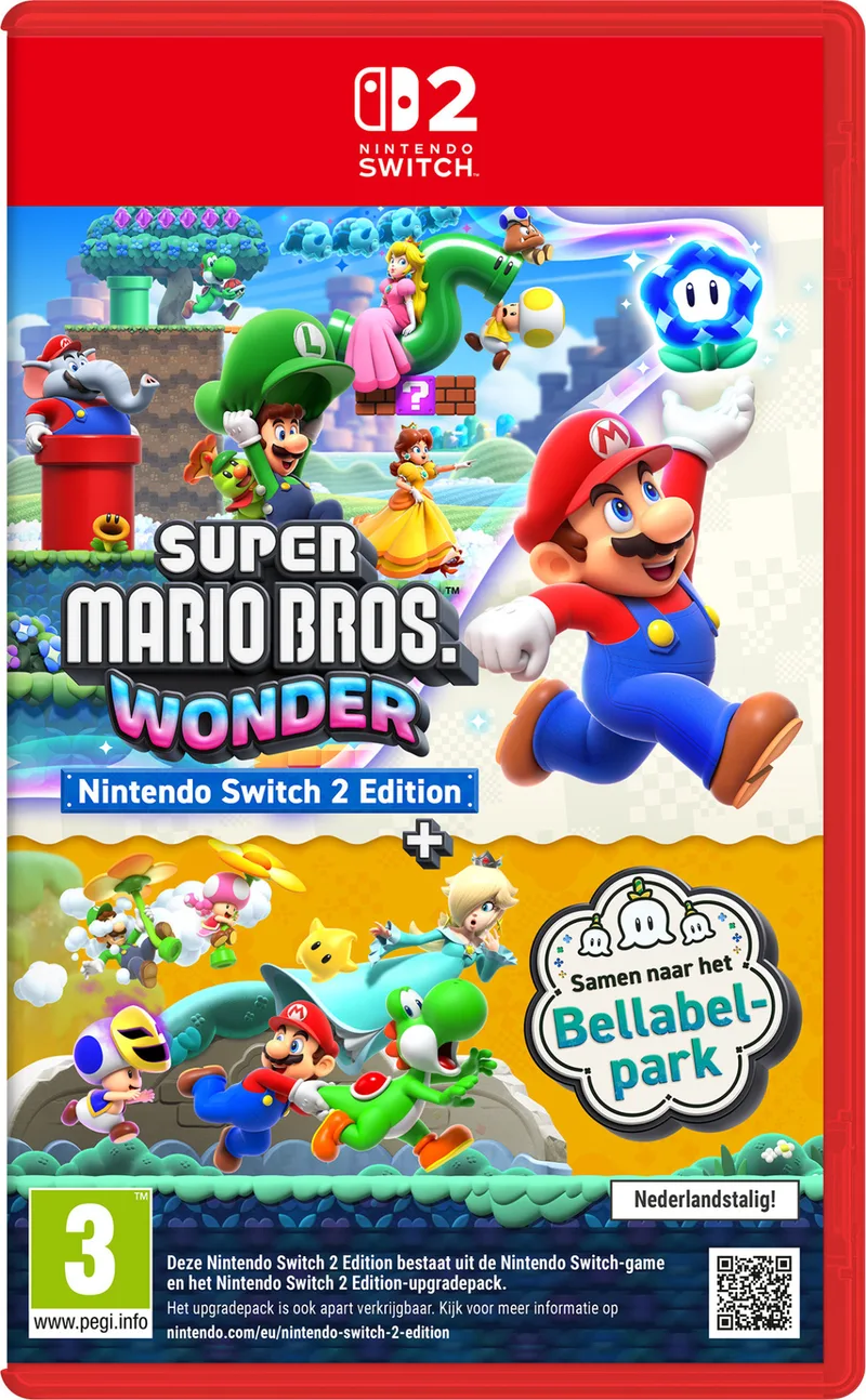 Super Mario Bros Wonder + Meetup in Bellabel Park de Nintendo, Nintendo Switch 2 – jaquette