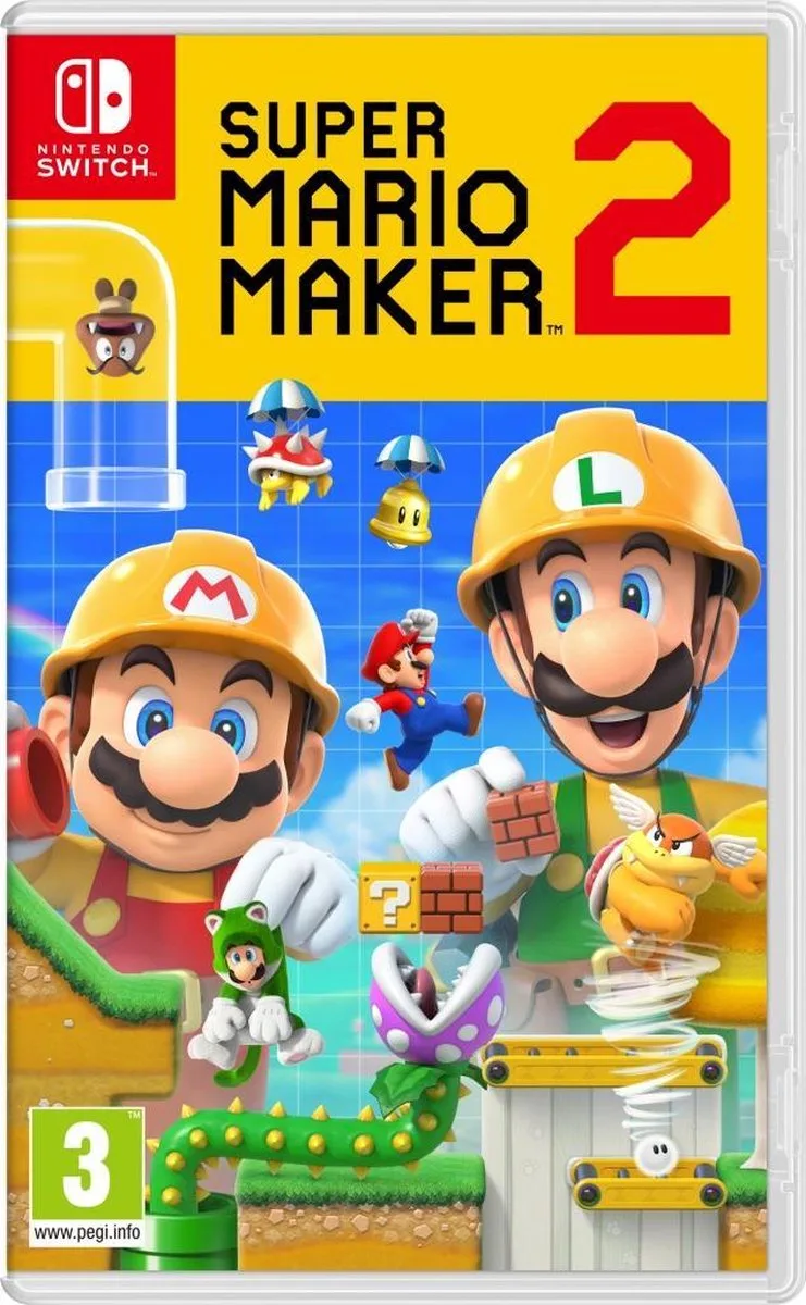 Super Mario Maker 2 by Nintendo, Nintendo Switch – cover