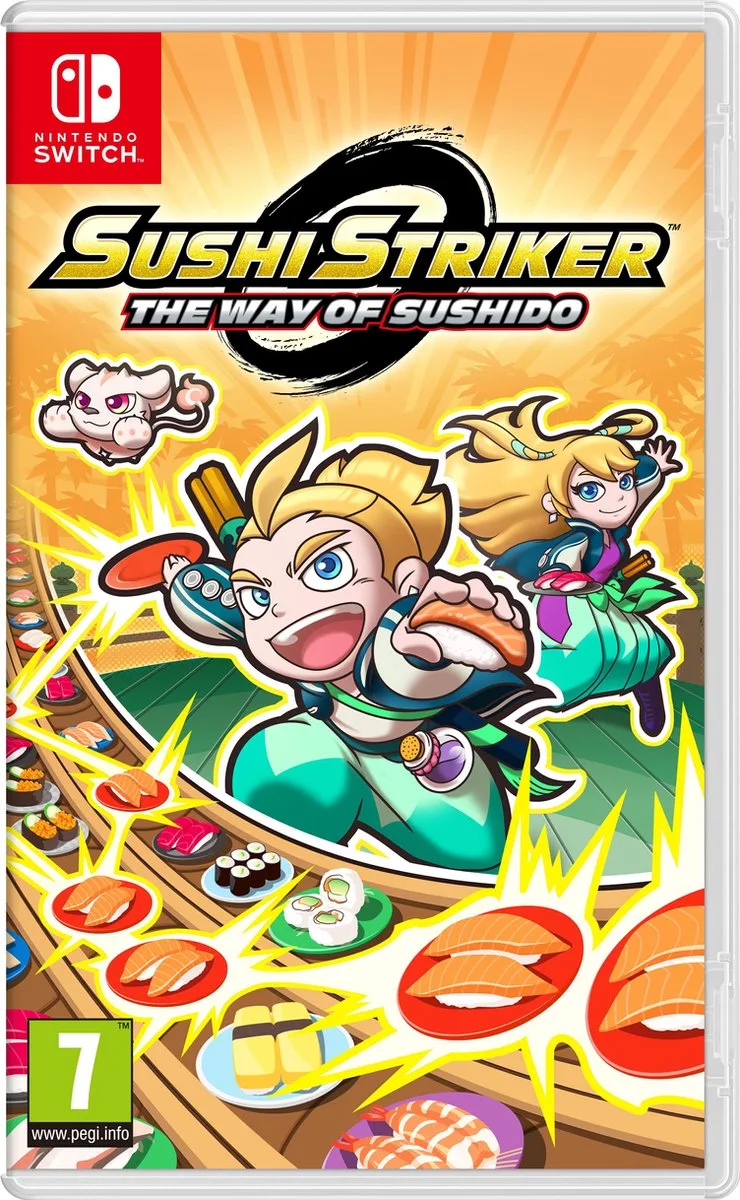 Sushi Striker: The Way of Sushido van Nintendo, Nintendo Switch – cover