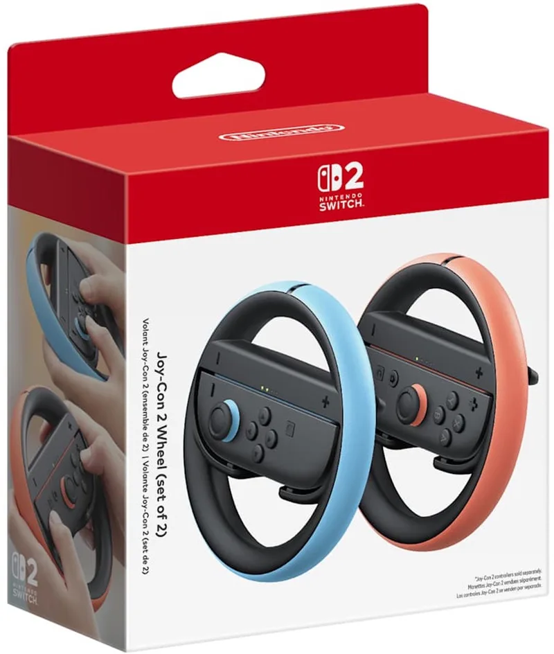 Switch 2 - Joy Con Stuurset - Zwart de Nintendo, Noir, Bleu, Rouge – jaquette