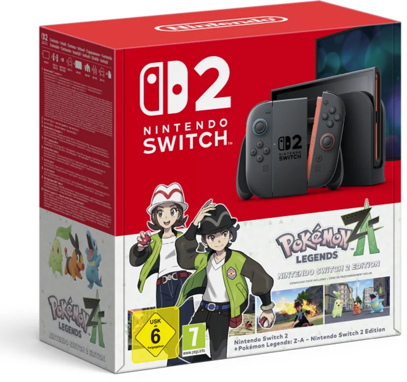 Switch 2 - Pokémon Legends: Z-A Bundel by Nintendo, Black – cover