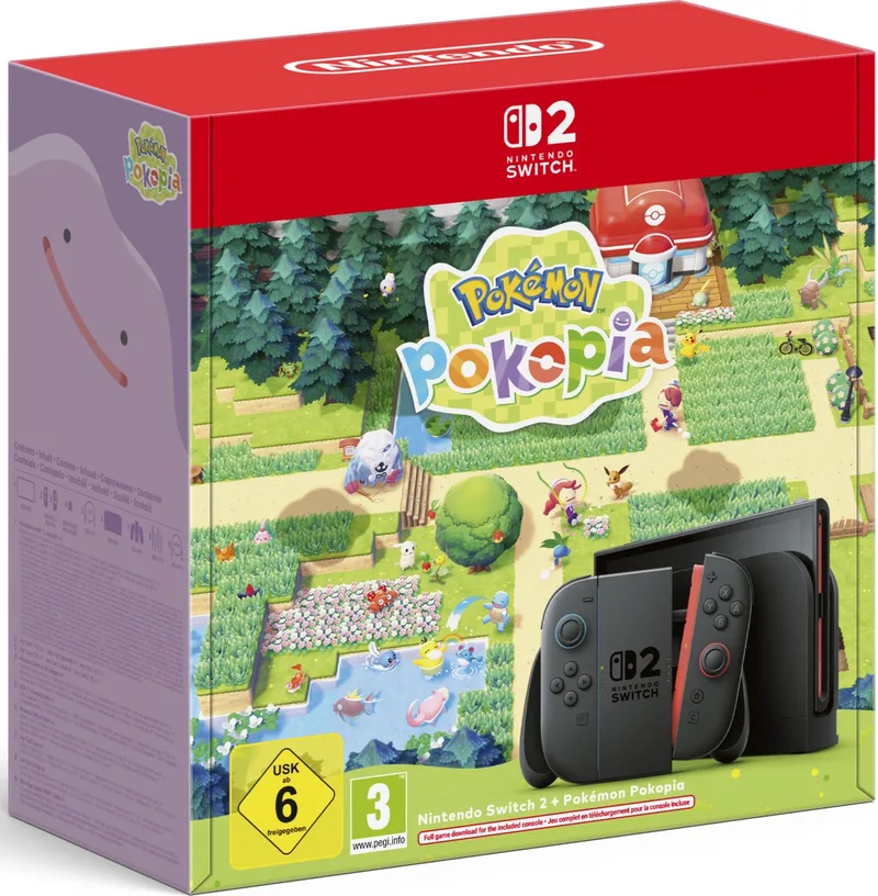 Switch 2 - Pokémon Pokopia bundel by Nintendo, Black – cover