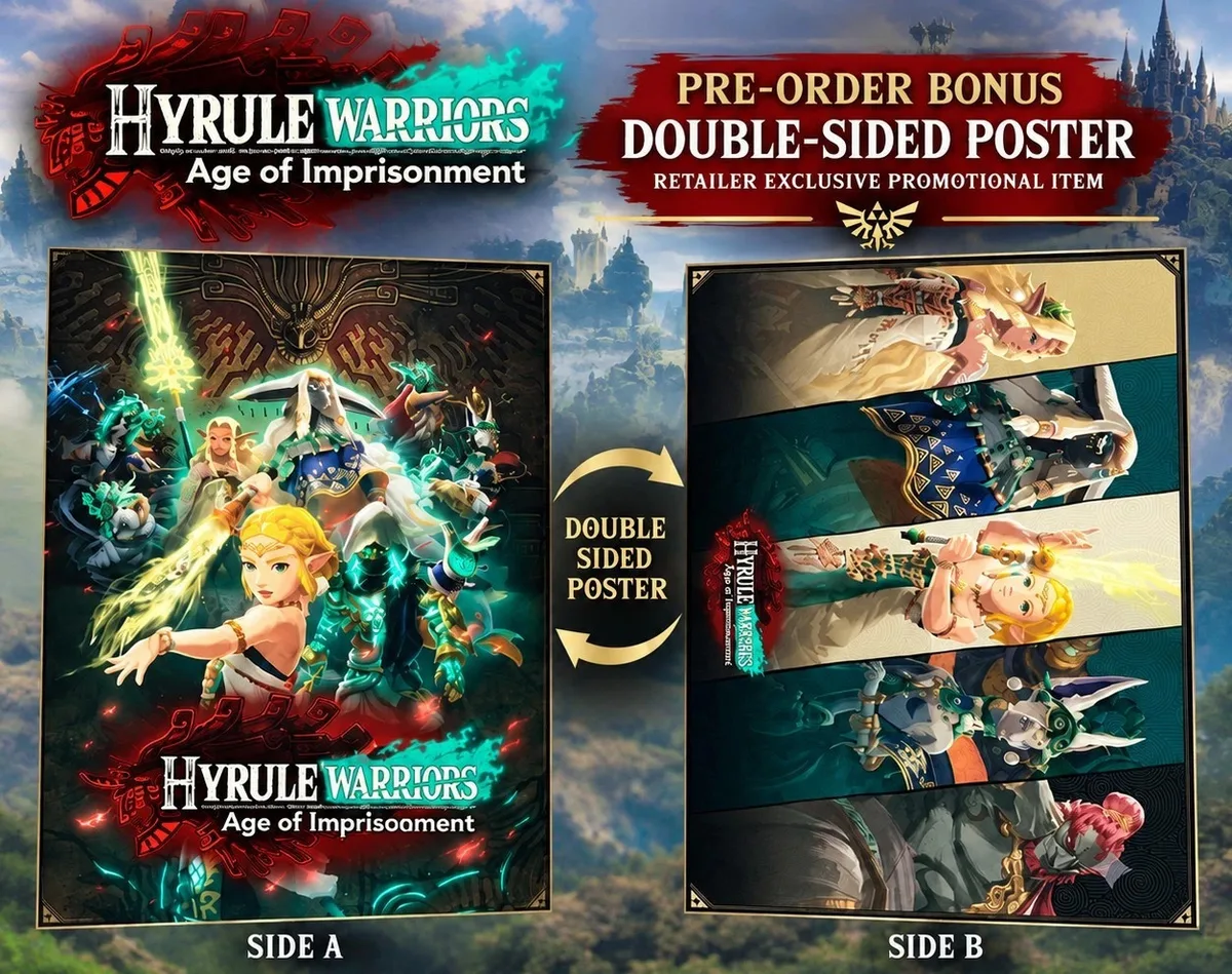The Legend of Zelda: Hyrule Warriors Poster - Age of Imprisonment Poster fra Nintendo – cover
