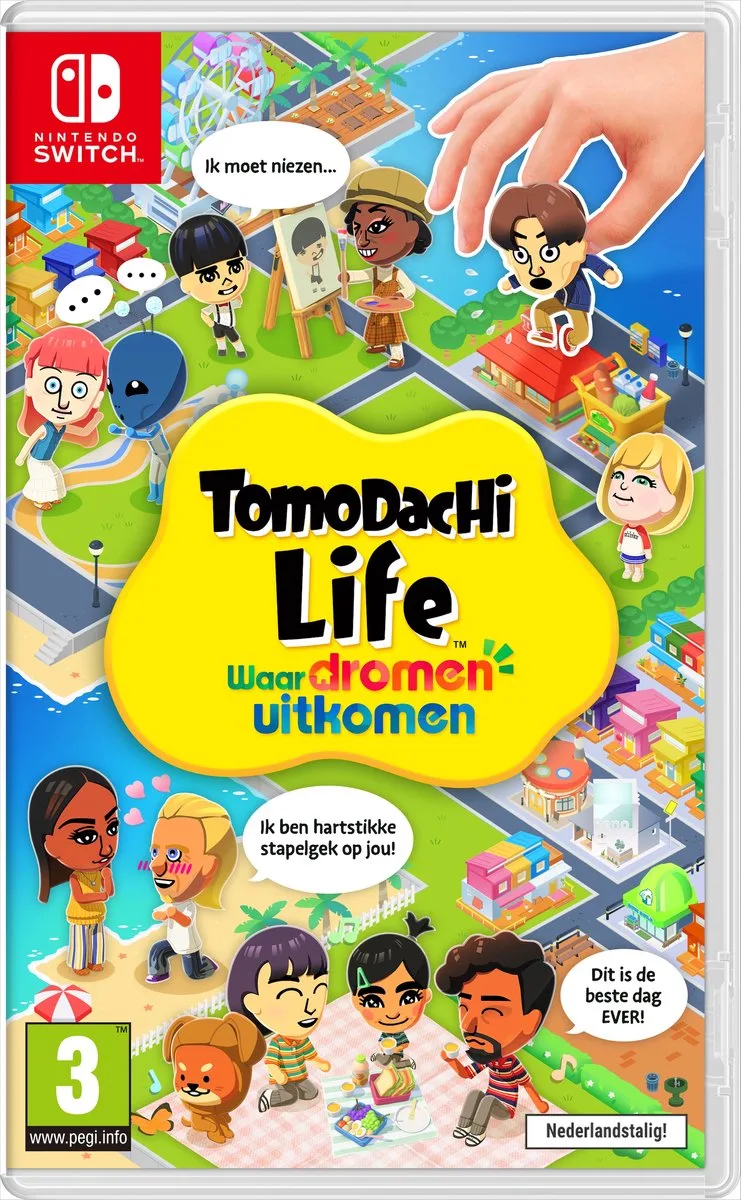 Tomodachi Life de Nintendo, Nintendo Switch – jaquette