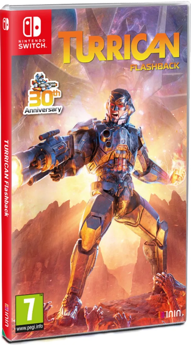 Turrican Flashback Pre-order de Nintendo, Nintendo Switch – jaquette