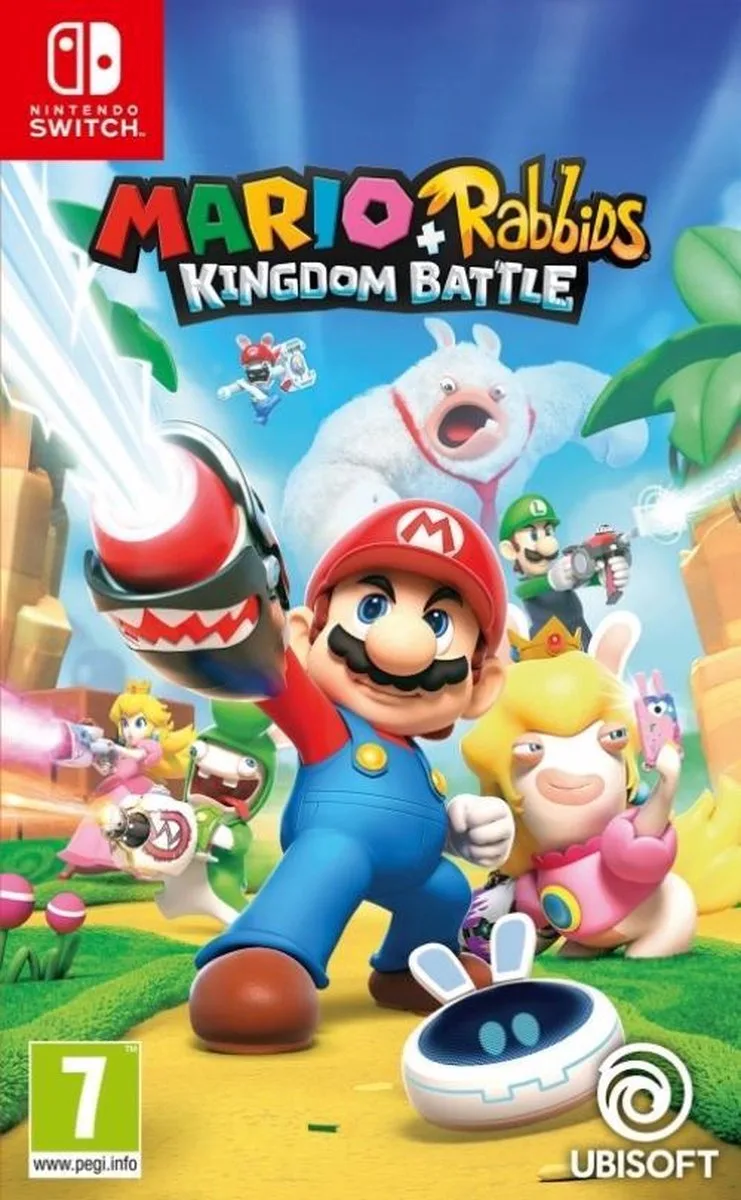 Ubisoft Mario + Rabbids Kingdom Battle Basis de Nintendo, Nintendo Switch – jaquette