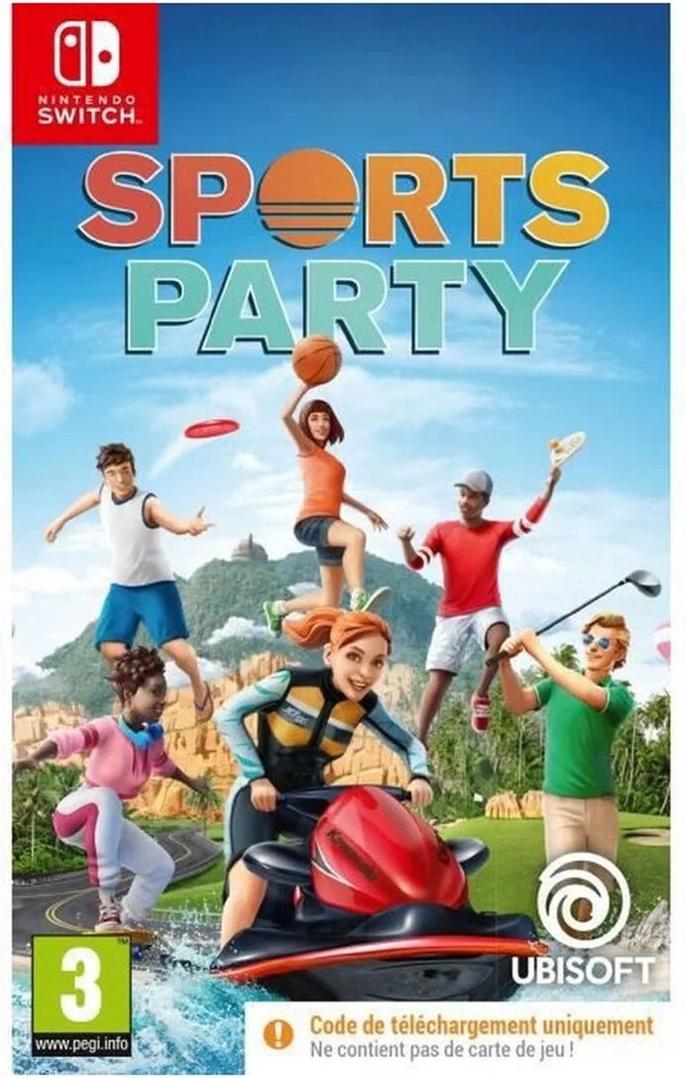 Video game for Switch Ubisoft Sports Party by Nintendo, Nintendo Switch – cover