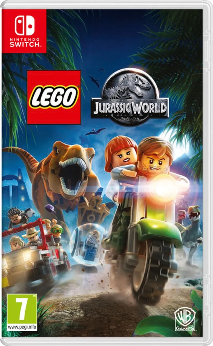 Video game for Switch Warner Games LEGO Jurassic World by Nintendo, Nintendo Switch – cover