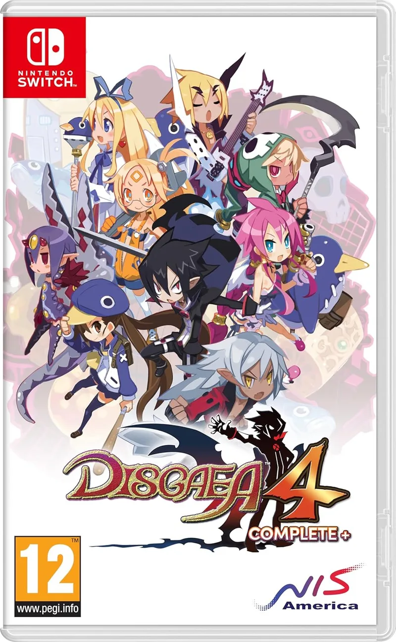 Disgaea 4 Complete+ van NIS America, Nintendo Switch – cover