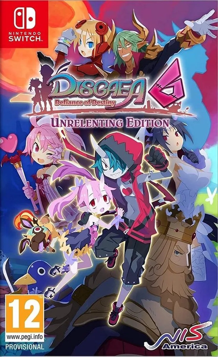 Disgaea 6: Defiance of Destiny - Unrelenting Edition de NIS America, Nintendo Switch – jaquette