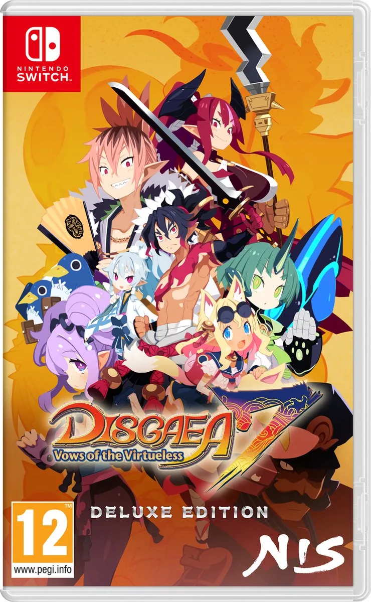 Disgaea 7: Vows of the Virtueless - Deluxe Edition van NIS America, Nintendo Switch – cover