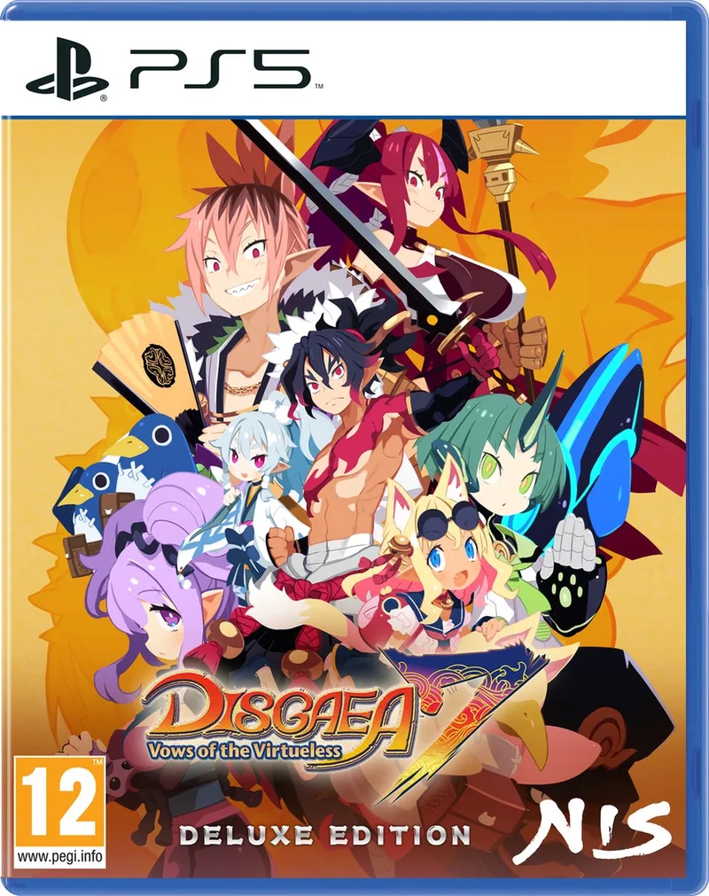 Disgaea 7: Vows of the Virtueless - Deluxe Edition van NIS America, PS5 – cover