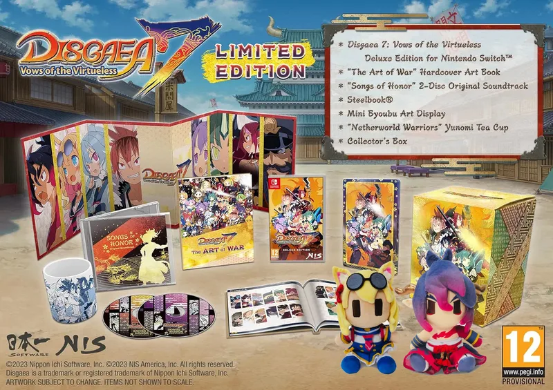 Disgaea 7: Vows of the Virtueless Limited Edition Plushie Bundle de NIS America, Nintendo Switch – jaquette