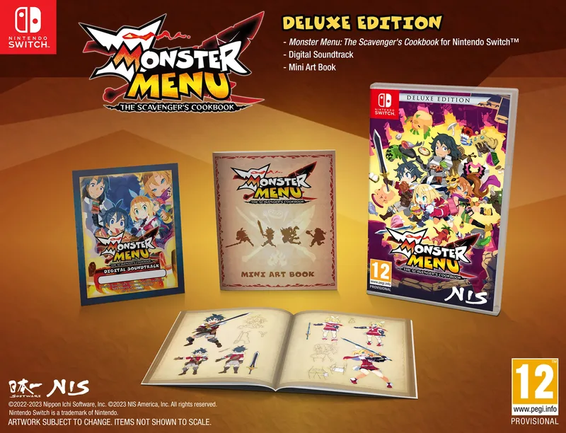 Monster Menu: The Scavenger's Cookbook Deluxe Edition by NIS America, Nintendo Switch – cover