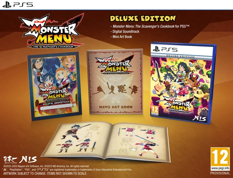 Monster Menu: The Scavenger's Cookbook Deluxe Edition by NIS America, PS5 – cover