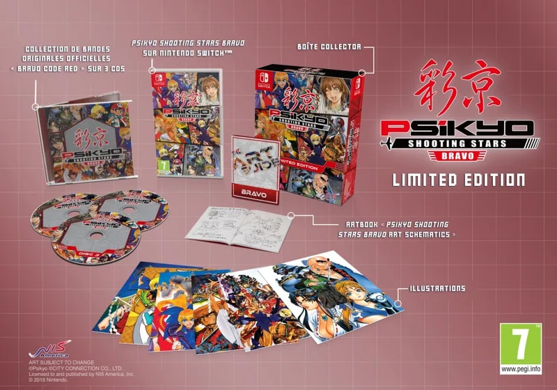 Psikyo Shooting Stars Bravo Limited Edition by NIS America, Nintendo Switch – cover