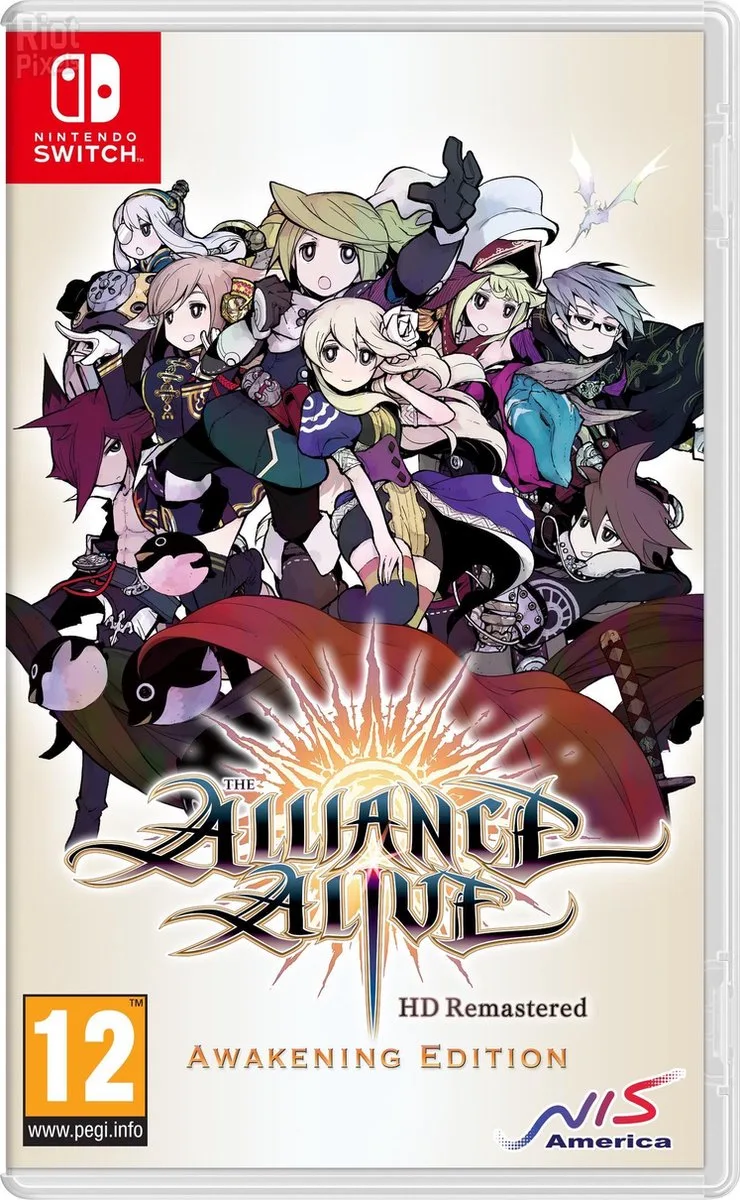 The Alliance Alive HD Remastered (Awakening Edition) van NIS America, Nintendo Switch – cover